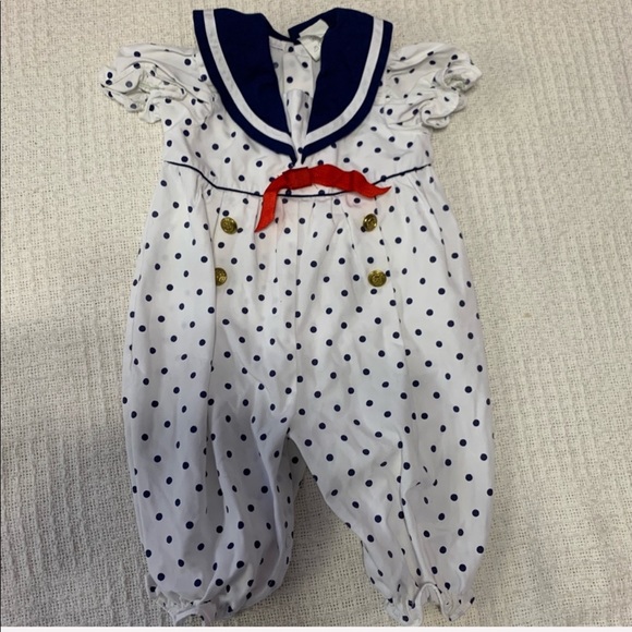 baby girl red white and blue outfit
